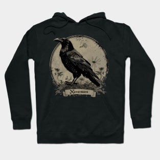 Nevermore - Edgar Allan Poe’s Raven Hoodie